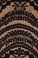 Thumbnail for your product : Jonathan Simkhai for FWRD Sleeveless Ruffle Lace Dress in Black | FWRD