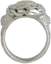 Thumbnail for your product : John Hardy Oval Diamond Pave Cable Ring, Size 6