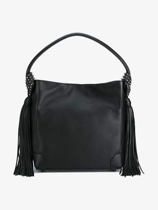Christian Louboutin Black Eloise hobo Leather tote bag