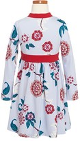 Thumbnail for your product : Tea Collection 'Gefühlvoll' Long Sleeve Wrap Dress (Toddler Girls, Little Girls & Big Girls)
