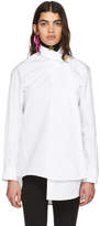 Balenciaga White Pulled Shirt 