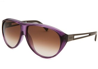 Tod's Women's Shield Translucent Purple Sunglasses
