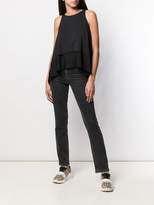 Thumbnail for your product : Dondup pleated hem top