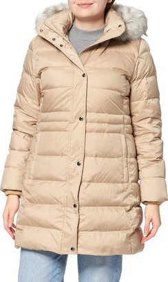 Tommy Hilfiger Women's TH ESS TYRA Down Coat with Fur