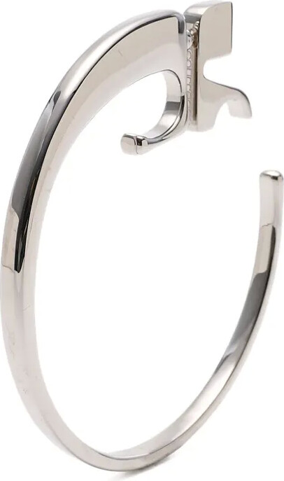 Courreges Logo-Detail Hoop Earrings