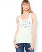 Thumbnail for your product : Pepe Jeans DAISEE Striped Cotton Vest Top- green- L, green,pink