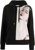 Thumbnail for your product : Ports 1961 Painting-Print Drawstring Hoodie