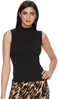 Thumbnail for your product : JLO by Jennifer Lopez Women's Luxe Essentials Ribbed Tank
