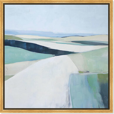 Art Remedy Undulating Horizons Canvas Landscape Abstract