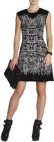 Thumbnail for your product : BCBGMAXAZRIA Melissa Painted-Houndstooth A-Line Dress