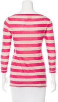 Thumbnail for your product : Tory Burch Striped Long Sleeve T-Shirt