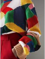 Thumbnail for your product : Burberry Patchwork Cashmere Wool Blend Sweater