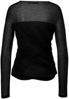 Thumbnail for your product : Agnona Two-Tone Cashmere Pullover Gr. 40