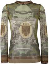 Thumbnail for your product : Jean Paul Gaultier Pre-Owned printed sheer sweater