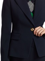 Thumbnail for your product : Michael Kors One-Button Wool-Blend Blazer