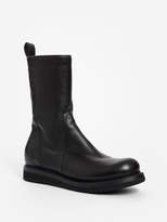 Thumbnail for your product : Rick Owens MEN'S BLACK CREEPER LEATHER BOOTS