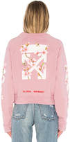 Thumbnail for your product : Off-White Cherry Crop Crewneck Sweater