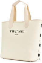 Thumbnail for your product : Twin-Set printed hearts tote bag
