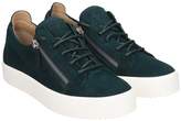 Thumbnail for your product : Giuseppe Zanotti Frankie Sneakers In Green Suede