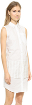 Thumbnail for your product : Derek Lam 10 Crosby Shirtdress with Grid Trim