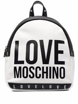 Thumbnail for your product : Love Moschino All-Over Logo Print Backpack