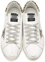 Thumbnail for your product : Golden Goose White Wild Superstar Sneakers