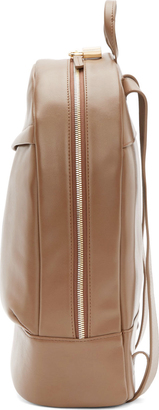 WANT Les Essentiels Mocha Leather Piper Backpack