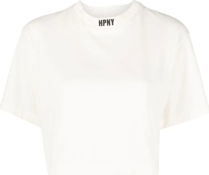 Heron Preston embroidered-logo cropped T-shirt