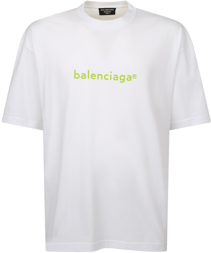 balenciaga print t shirt