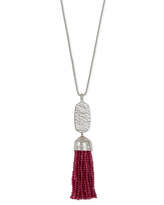 Thumbnail for your product : Kendra Scott Monroe Silver Long Pendant Necklace