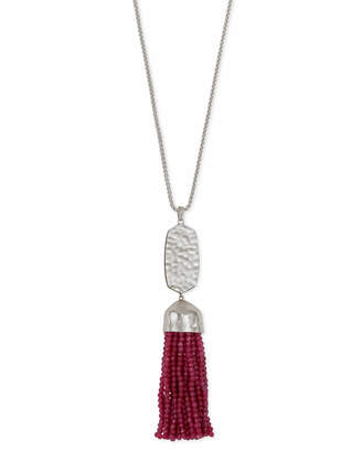 Kendra Scott Monroe Silver Long Pendant Necklace