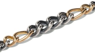hum 18kt Yellow Gold Sterling Silver Chain Bracelet
