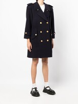 Thumbnail for your product : Burberry Pre-Owned 1990-2000s Double-Breasted Knee-Length Coat