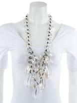 Thumbnail for your product : Prada Large Crystal Statement Necklace