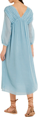 MiH Jeans Petaluma striped silk-georgette dress