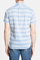 Thumbnail for your product : Grayers Trim Fit Short Sleeve Chambray Sport Shirt