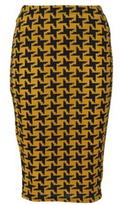 Thumbnail for your product : AX Paris Dogtooth Tube Skirt