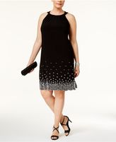 Thumbnail for your product : MSK Plus Size Embellished Halter Dress