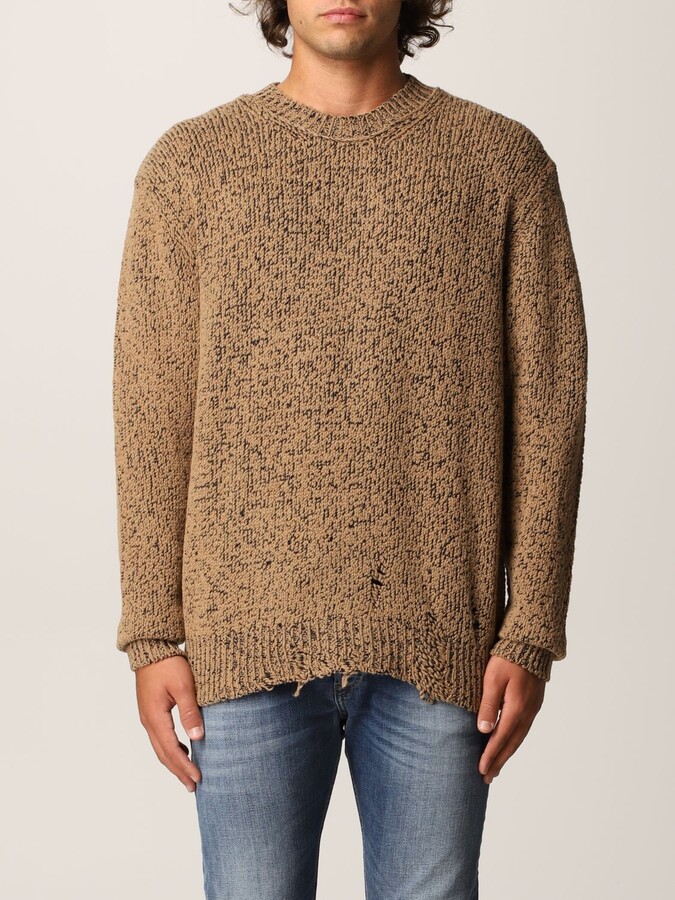 Diesel Sweater Pullover In Mélange Wool Blend - ShopStyle