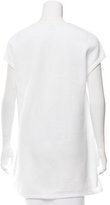 Thumbnail for your product : Hermes Textured Cap Sleeve Tunic