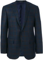 Thumbnail for your product : Corneliani checked single breasted blazer