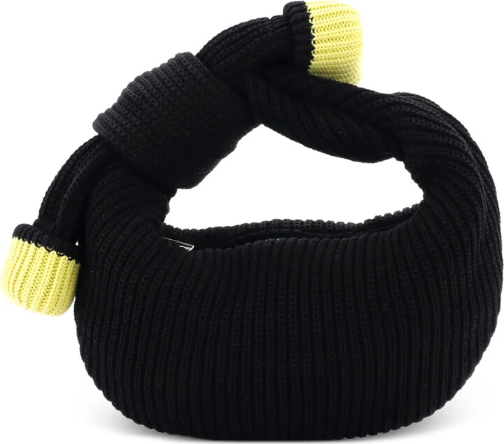 Bottega Veneta Pre-Owned BV Jodie Knitted Wool Mini hobo bag