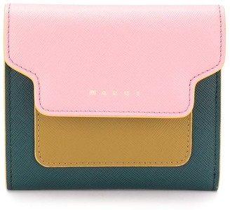 Marni Colour Blocked Foldover Wallet