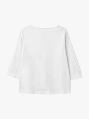 White Stuff Artist Embroidered Cotton Jersey T-Shirt