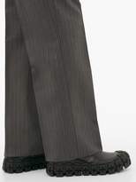 Thumbnail for your product : Prada Sculptured-sole Leather Boots - Mens - Black
