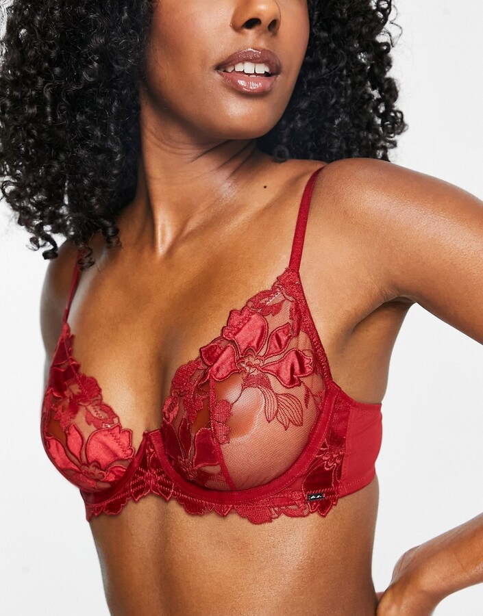 Red Sheer Bra, Shop The Largest Collection