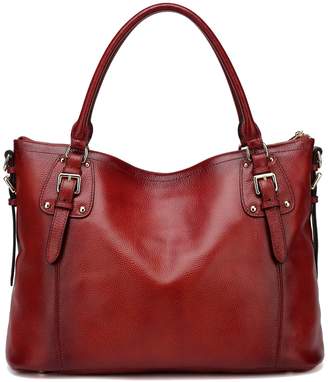 Vicenzo Leather Ryder Leather Shoulder Tote Handbag