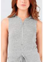 Thumbnail for your product : Select Fashion Fashion Womens Grey Loungewear Hooded Zip Front Playsuit - size 6
