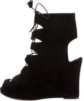 Thumbnail for your product : Chloe Sevigny for Opening Ceremony Suede Wedge Sandals