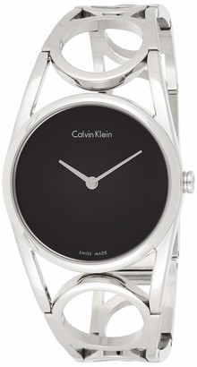 Calvin Klein Women's Digital Quartz Watch with Stainless Steel Strap K5U2M141